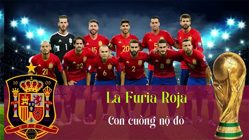 Đội tuyển quốc gia Tây Ban Nha – Biệt danh La Roja