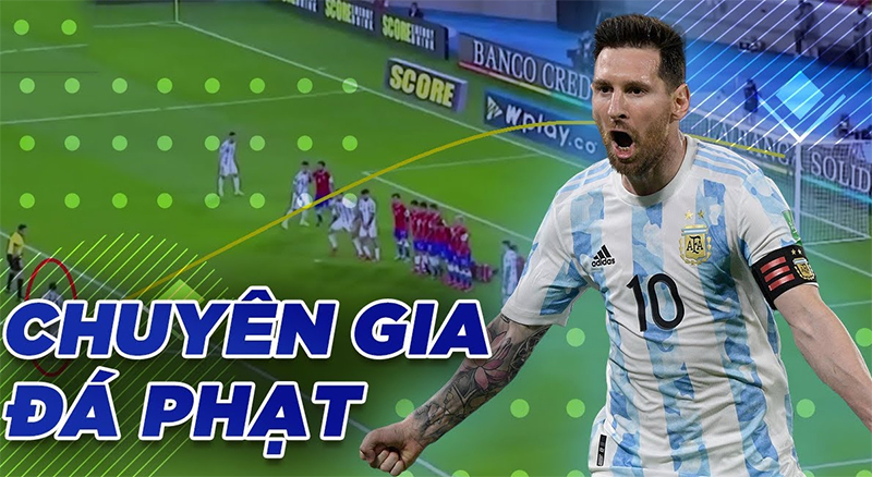 Messi khi đá phạt tốt hơn đá penalty