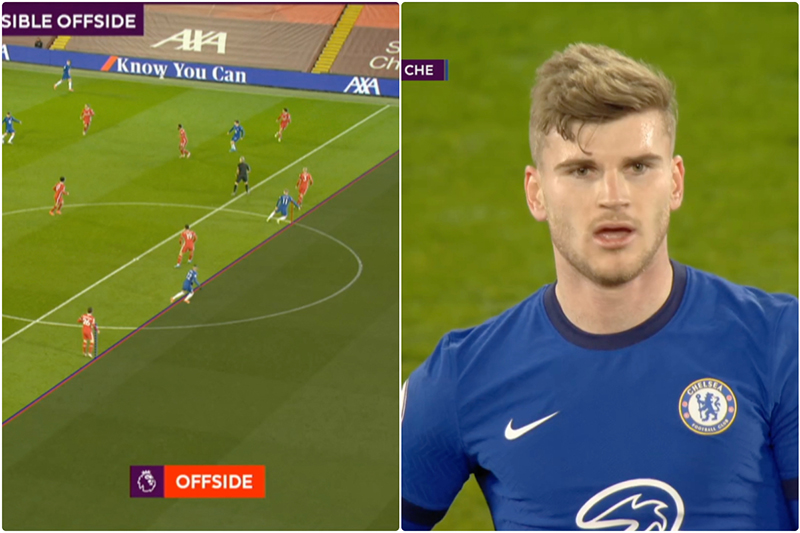 Timo Werner có thể đã ghi được nhiều bàn thắng hơn nếu luật việt vị mới được áp dụng